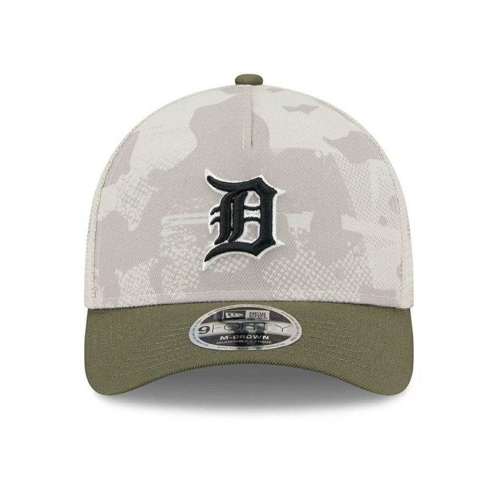 Detroit Tigers 2025 MLB Armed Forces 9FORTY M-Crown A-Frame Snapback Cap - Taass discount