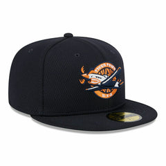 Lakeland Flying Tigers MiLB Batting Practice Authentic 59FIFTY Fitted Cap Navy - Taass on sale