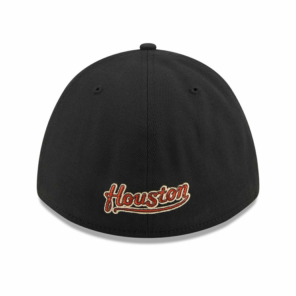 Houston Astros MLB Cooperstown Team Logo 39THIRTY M-Crown Flex Cap Black - Taass Online