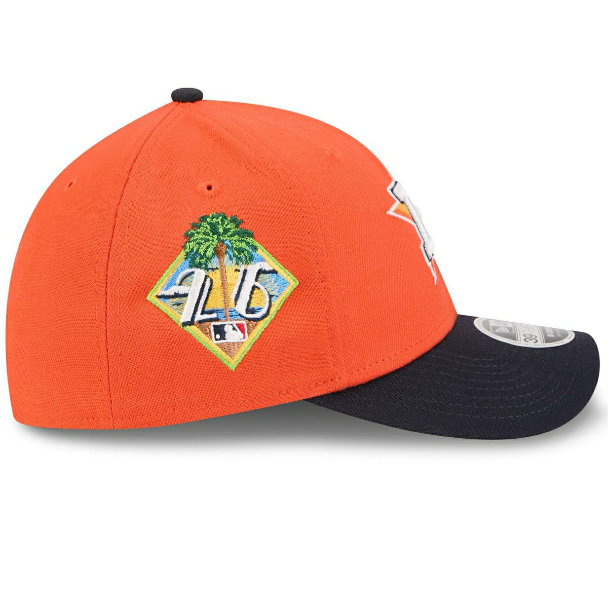 Houston Astros 2026 MLB Spring Training 39THIRTY M-Crown Flex Cap Orange - Taass Online