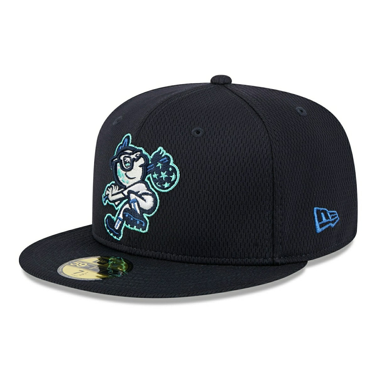 Ashville Tourists MiLB Batting Practice Authentic 59FIFTY Fitted Cap Navy - Taass discount