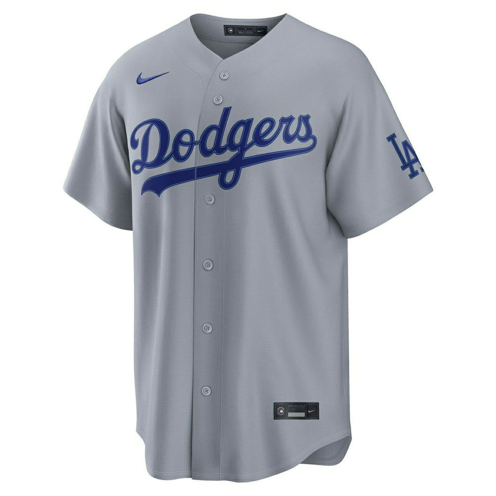 Los Angeles Dodgers Stadium Road MLB Jersey Gray - Taass sale