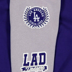 Los Angeles Dodgers Full Snap Patch Jacket Blue/Gray - Taass Online