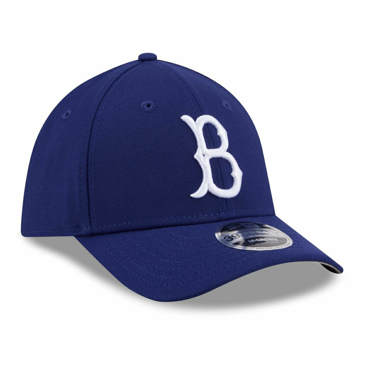 Brooklyn Dodgers MLB Cooperstown Team Logo 39THIRTY M-Crown Flex Cap Blue - Taass outlet