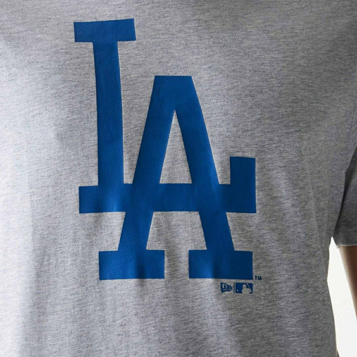 Los Angeles Dodgers Team Logo Baseball MLB T-Shirt Grey - Taass discount