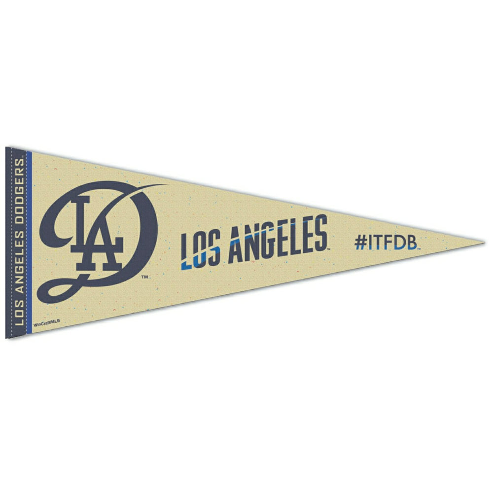 Los Angeles Dodgers City Connect Premium MLB Pennant - Taass for sale