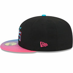 Miami Marlins MLB Authentic City Connect 59FIFTY Fitted Cap Black - Taass US