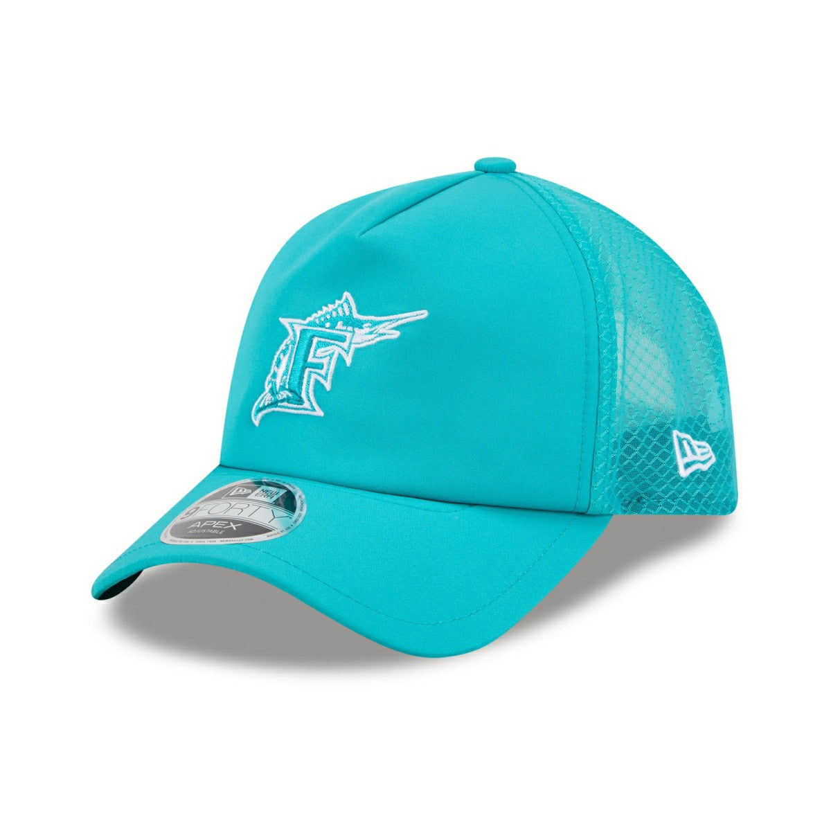 Miami Marlins 2026 MLB Batting Practice 9FORTY APEX Trucker Cap Green - Taass sale