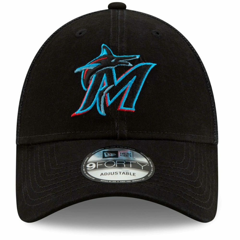 Miami Marlins Basic 9FORTY Trucker MLB Cap - Taass discount