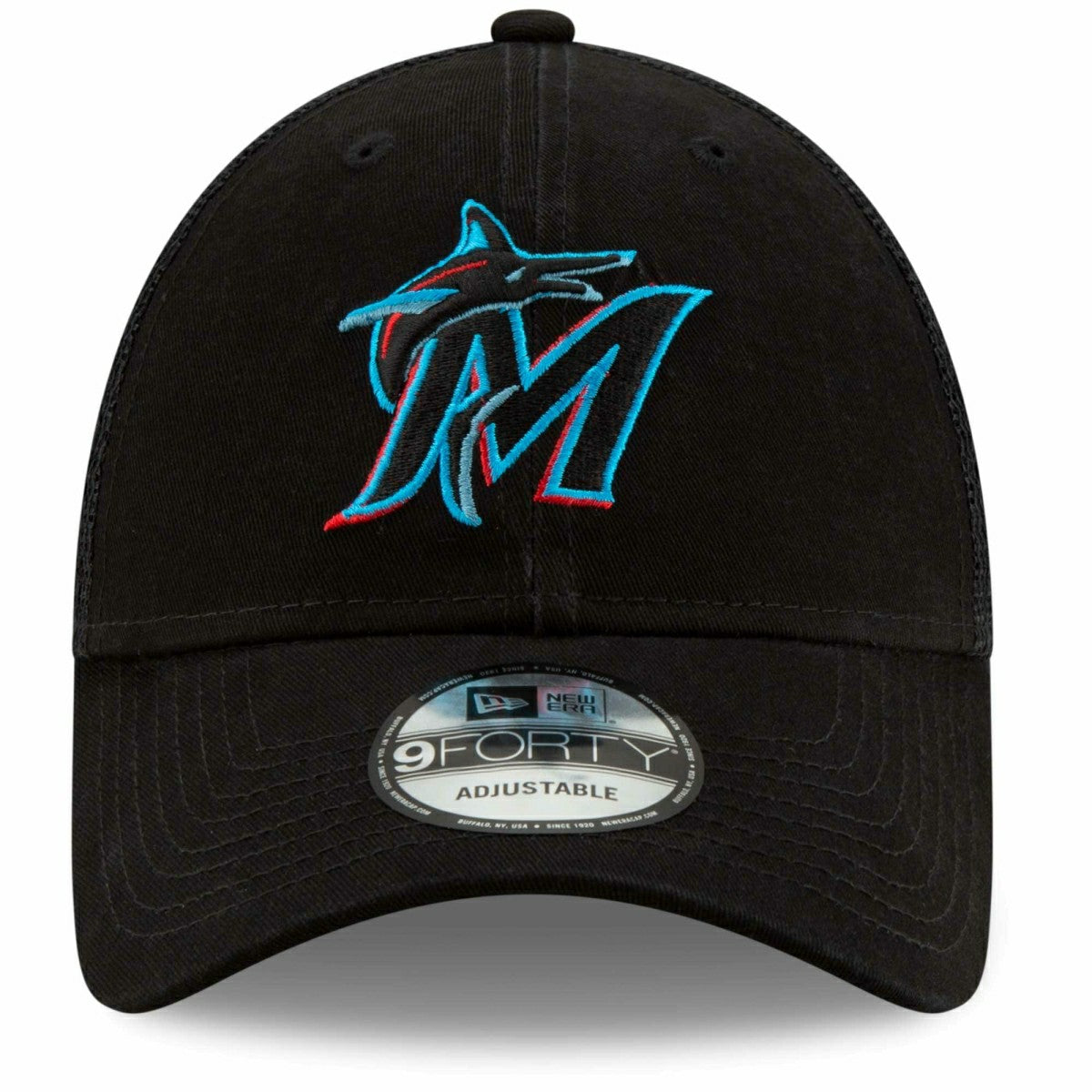 Miami Marlins Basic 9FORTY Trucker MLB Cap - Taass discount