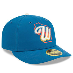 Milwaukee Brewers MLB Authentic City Connect Low Profile 59FIFTY Fitted Cap Blue - Taass US