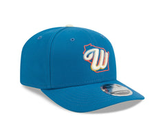 Milwaukee Brewers MLB City Connect Stretch-Snap 9SEVENTY Cap Blue - Taass for sale
