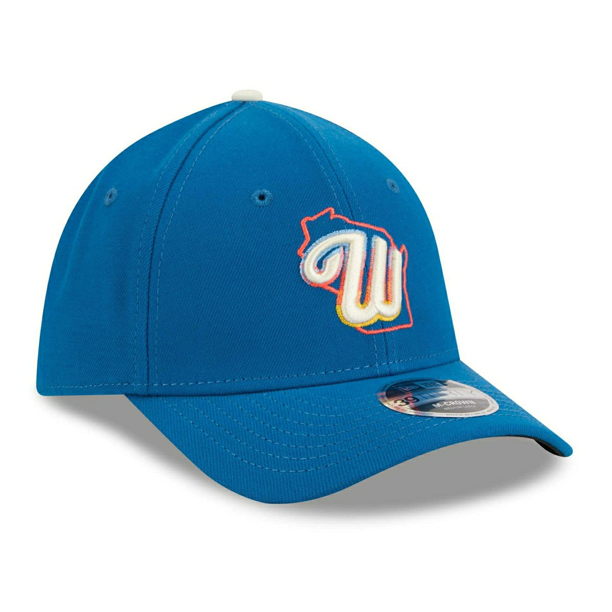Milwaukee Brewers MLB City Connect 39THIRTY M-Crown Flex Cap Blue - Taass sale