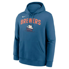 Milwaukee Brewers City Connect Club MLB Hoodie Blue - Taass Online