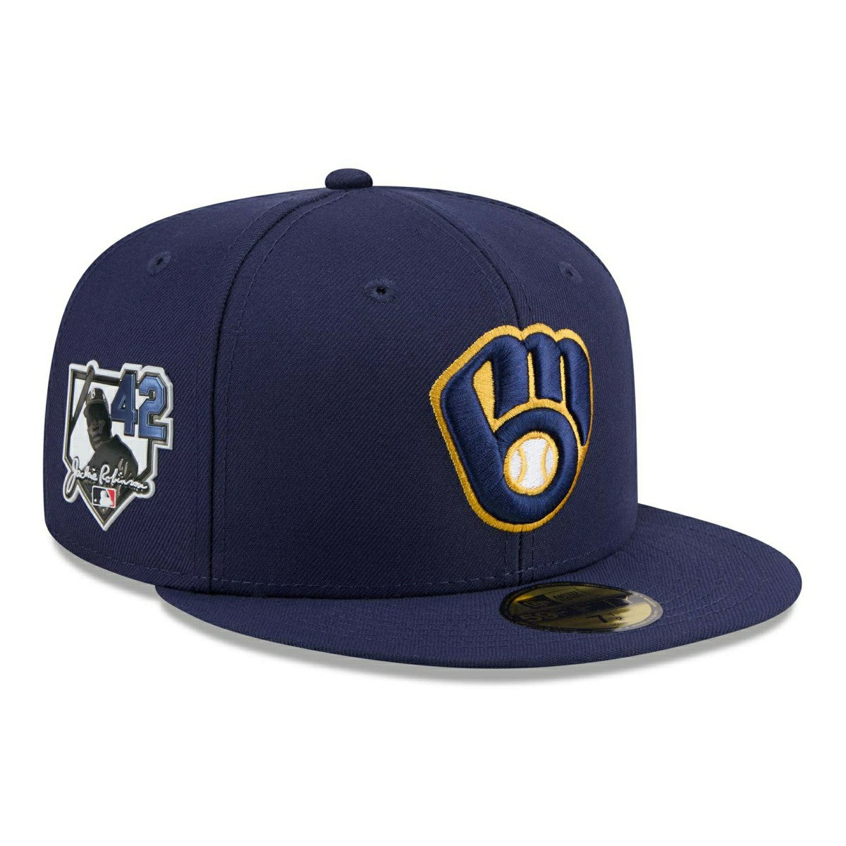Milwaukee Brewers 2026 Jackie Robinson Day 59FIFTY Fitted Cap Navy - Taass sale
