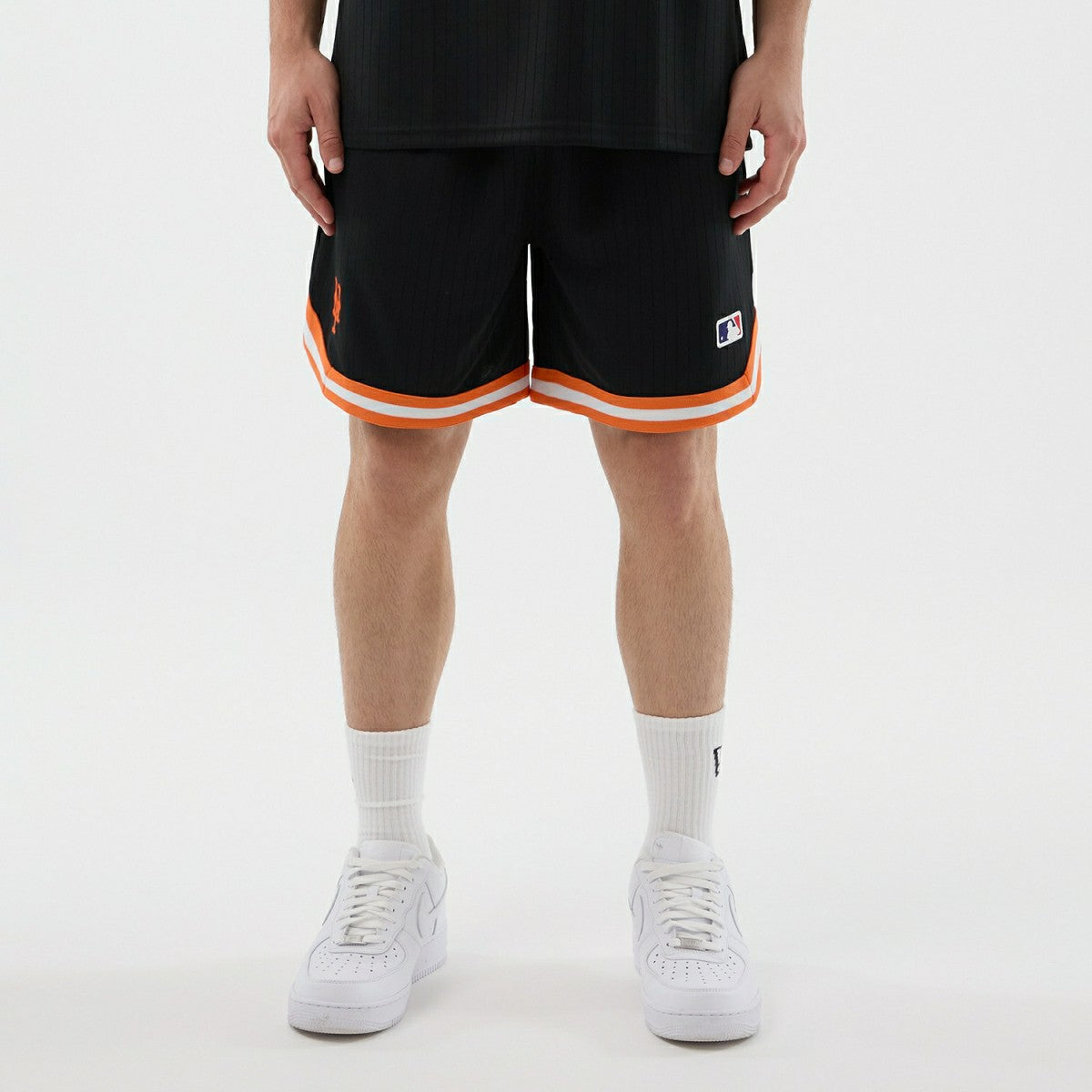 New York Mets Team Arch Oversized MLB Shorts Black - Taass Online