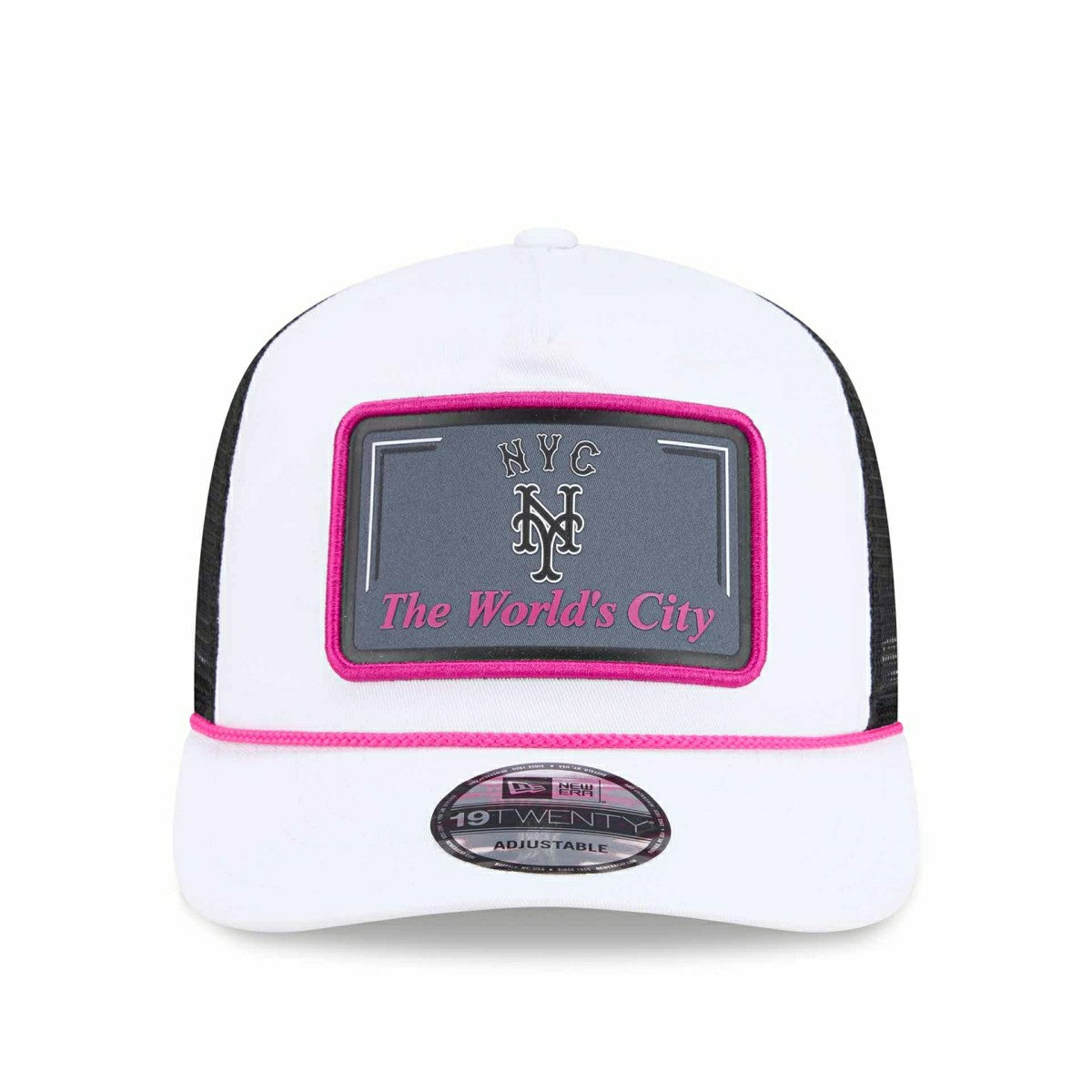 New York Mets 2026 MLB City Connect 19TWENTY Fan Pack Adjustable Trucker Cap White - Taass outlet