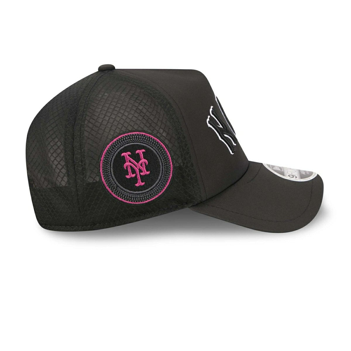 New York Mets 2026 MLB City Connect 9FORTY APEX Trucker Cap Black - Taass on sale