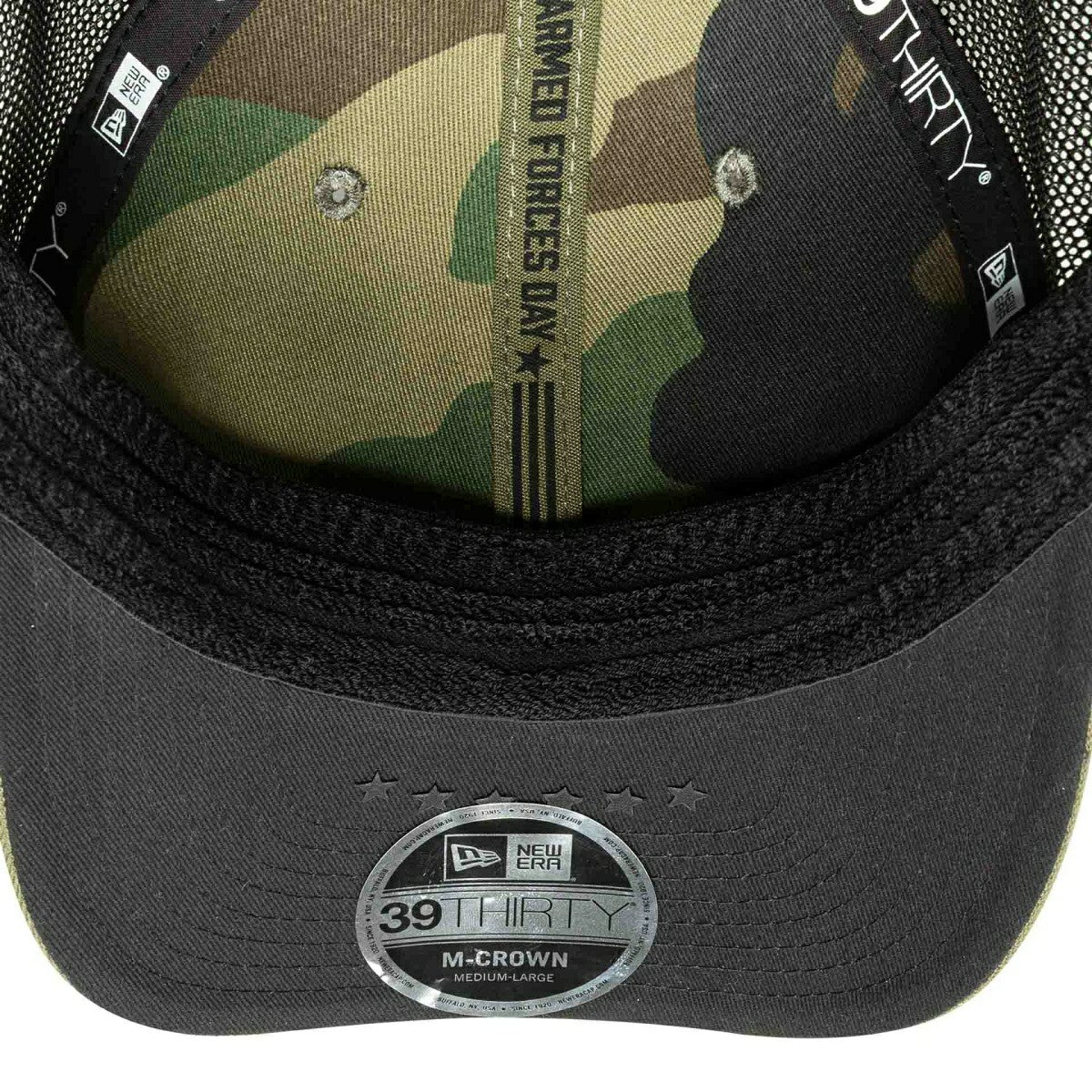 New York Mets 2026 MLB Armed Forces 39THIRTY M-Crown Flex Cap Olive - Taass sale