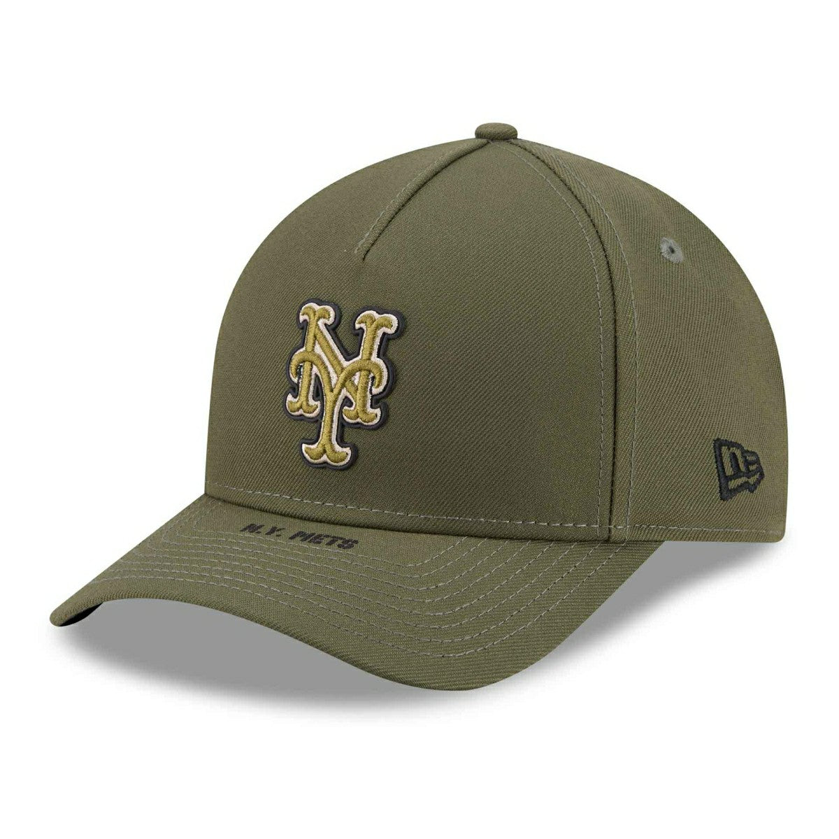 New York Mets 2026 MLB Armed Forces 9FORTY M-Crown A-Frame Adjustable Cap Olive - Taass Online