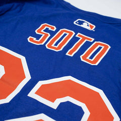 Juan Soto #22 New York Mets Player MLB T-Shirt Blue - Taass sale