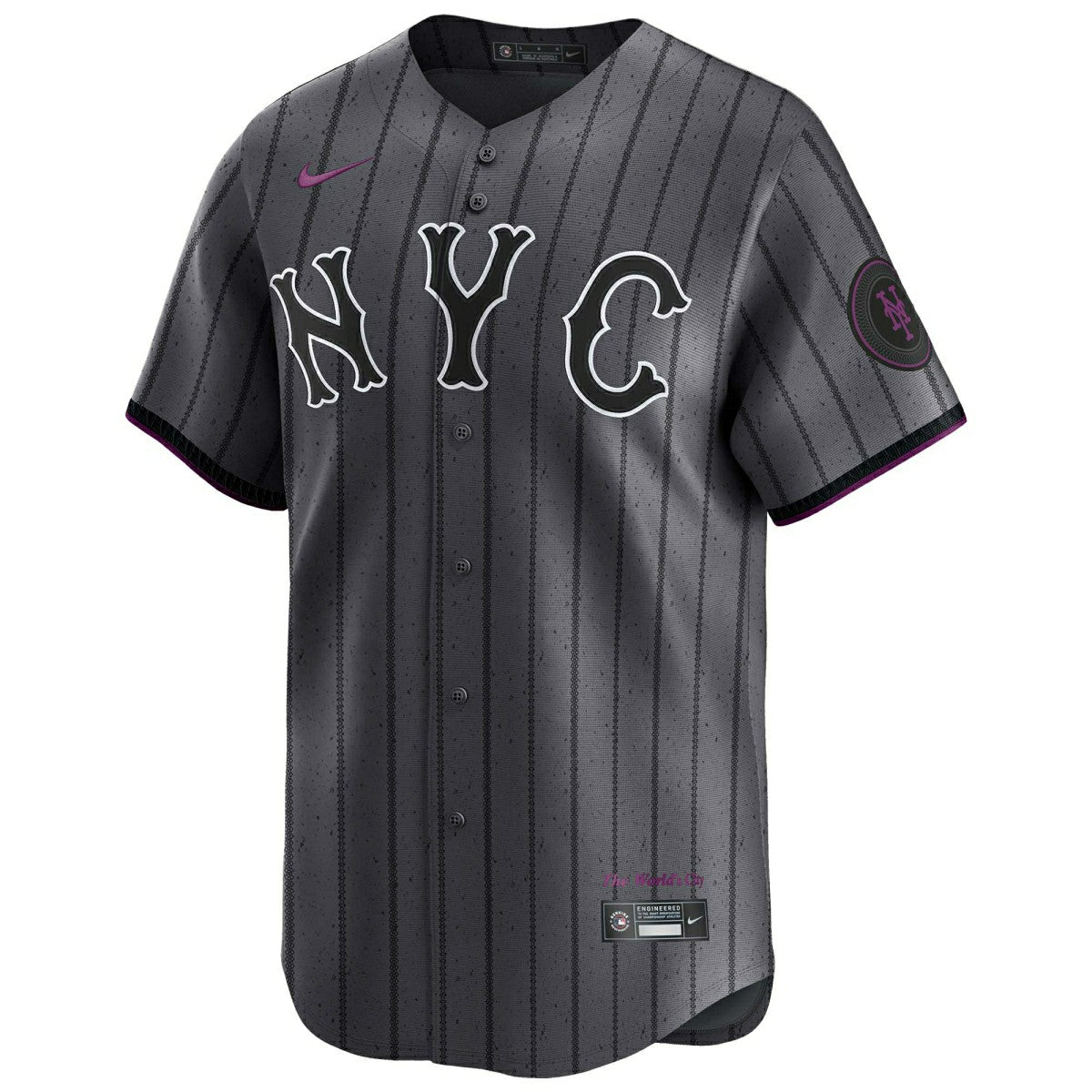New York Mets Nike Limited City Connect MLB Jersey Dark Gray - Taass US