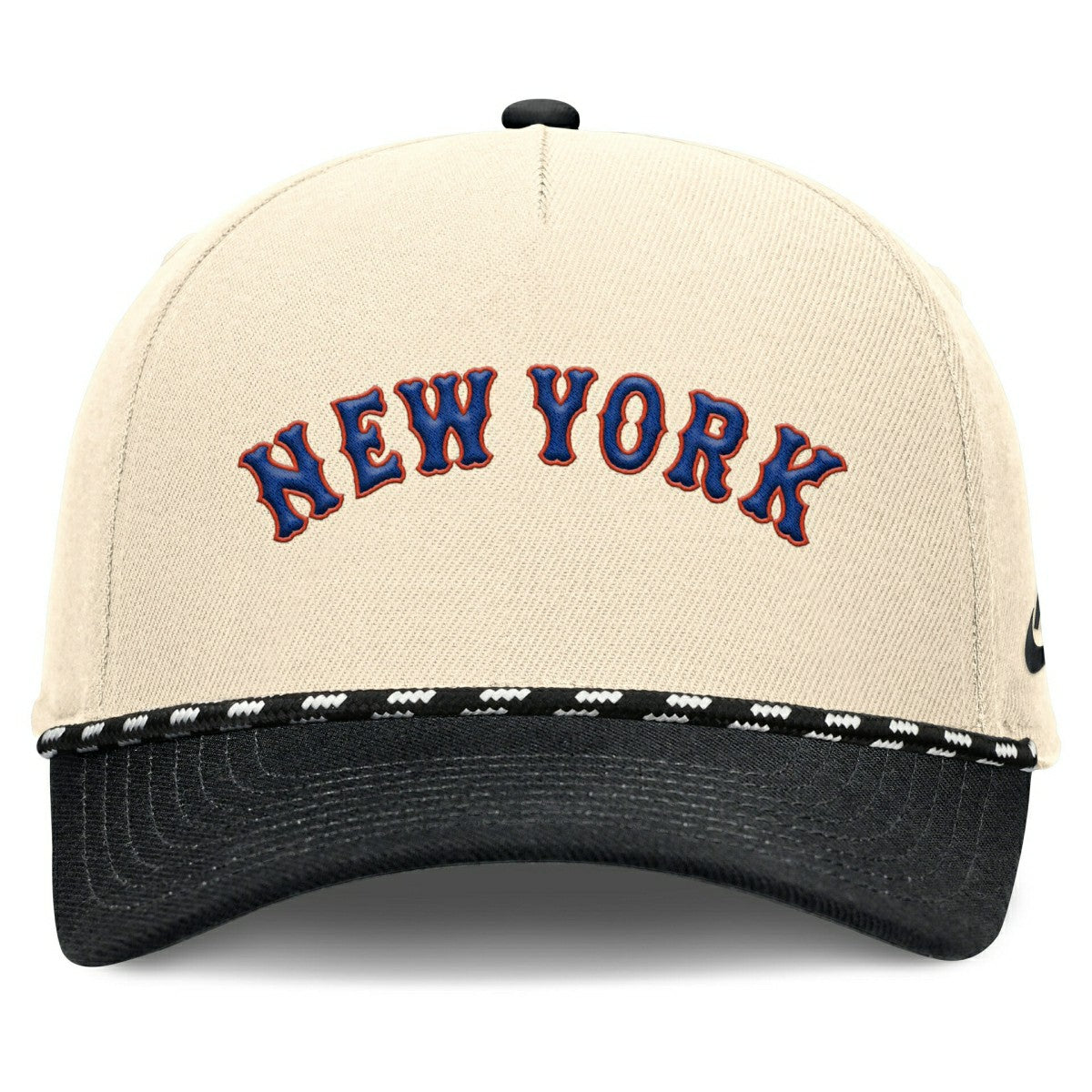 New York Mets Cooperstown Rise Adjustable MLB Cap Natural - Taass US