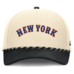 New York Mets Cooperstown Rise Adjustable MLB Cap Natural - Taass US
