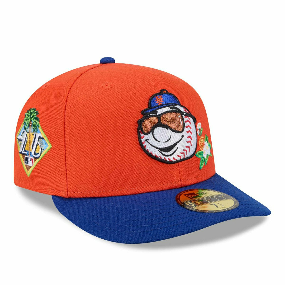 New York Mets 2026 MLB Authentic Spring Training 59FIFTY Pre-Curved Cap Orange - Taass on sale