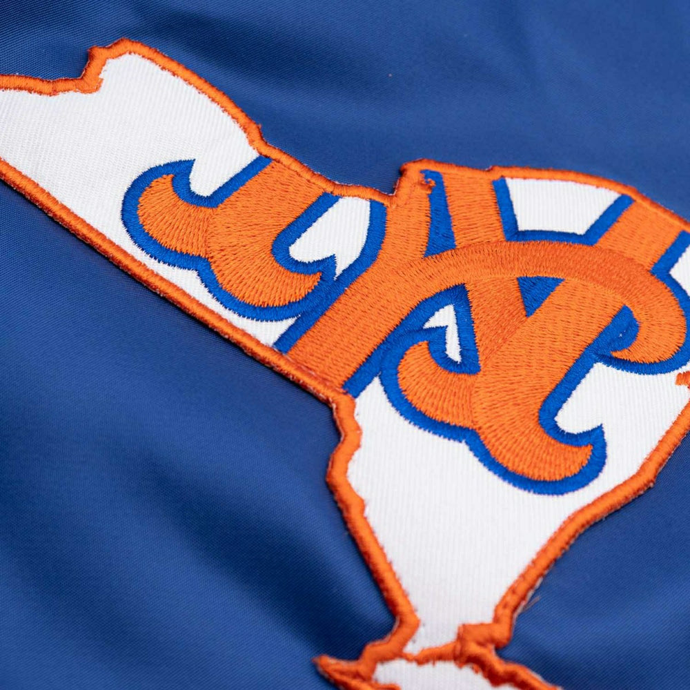 New York Mets Alpha Industries MA-1 MLB Bomber Jacket Blue - Taass sale