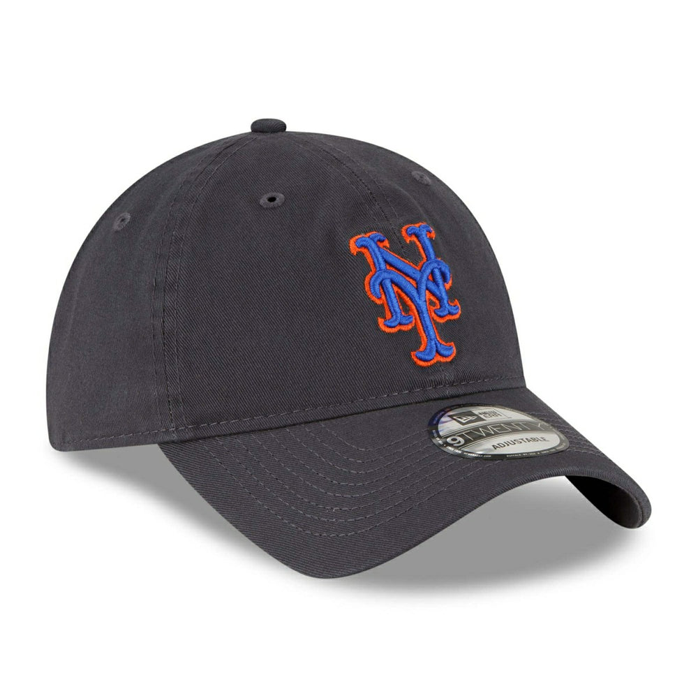 New York Mets Core Classic New Era 9TWENTY Adjustable MLB Cap Grey - Taass US