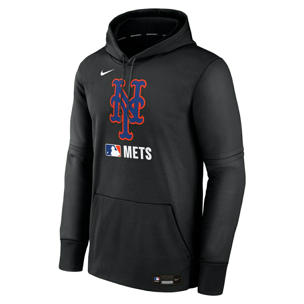 New York Mets 2025 MLB Authentic Performance Therma Hoodie Black - Taass sale