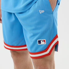 New York Yankees MLB Team Arch Oversized MLB Shorts Blue - Taass outlet