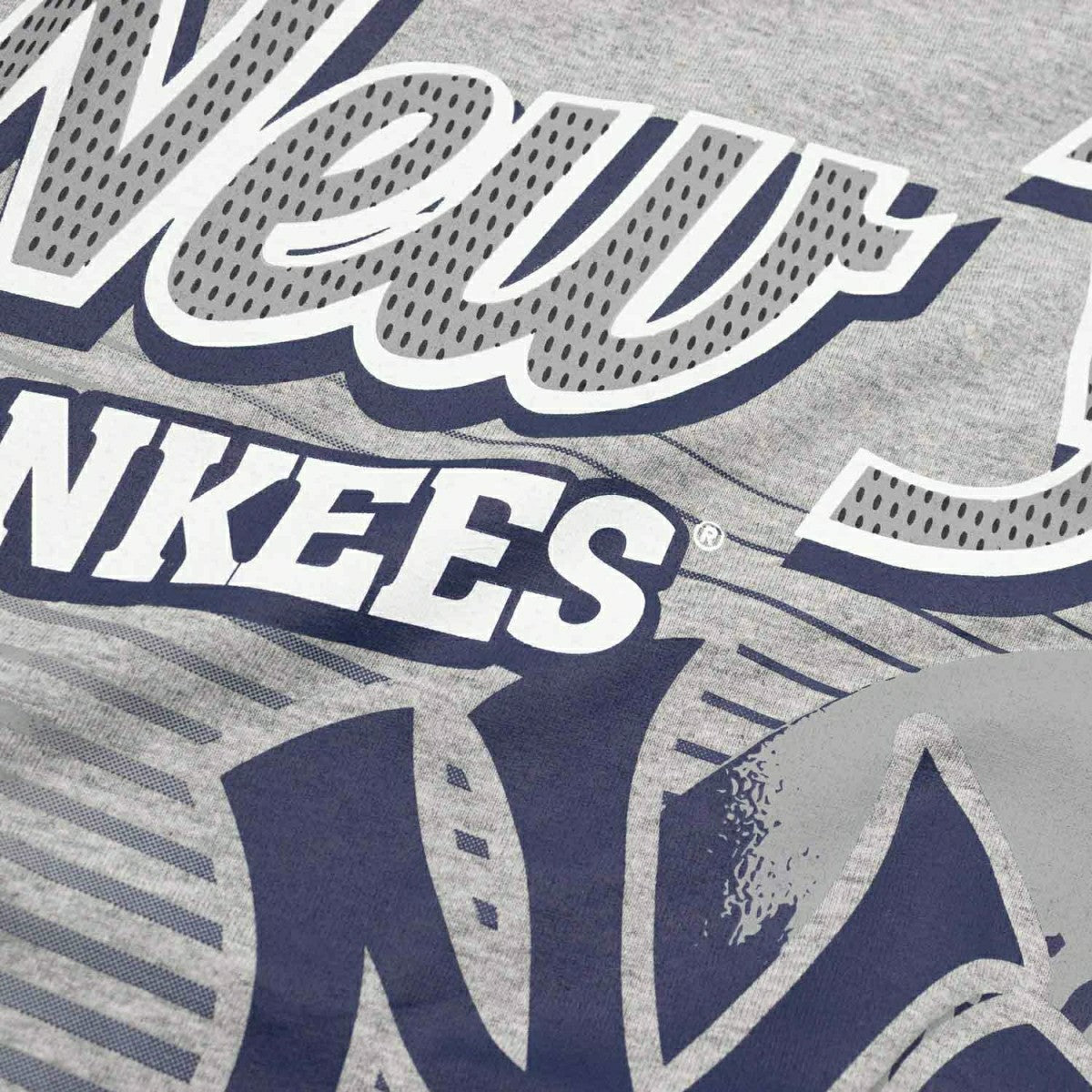 New York Yankees Sport Classics Oversized MLB T-Shirt Gray - Taass US