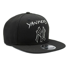 New York Yankees Scribble New Era Original Fit 9FIFTY MLB Snapback Cap - Taass outlet
