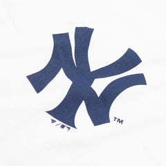 New York Yankees Championship Newspaper MLB T-Shirt White - Taass discount