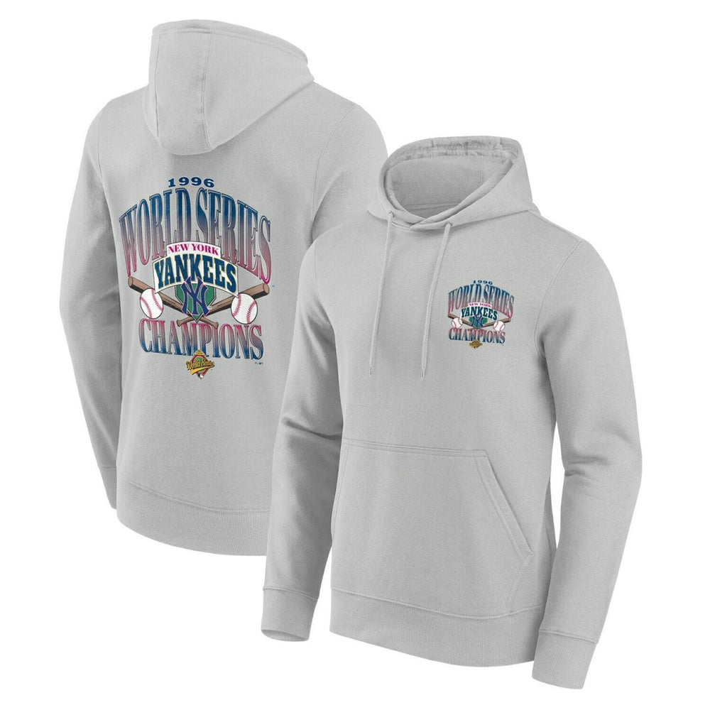 New York Yankees 1996 World Series Champions MLB Hoodie Gray - Taass US