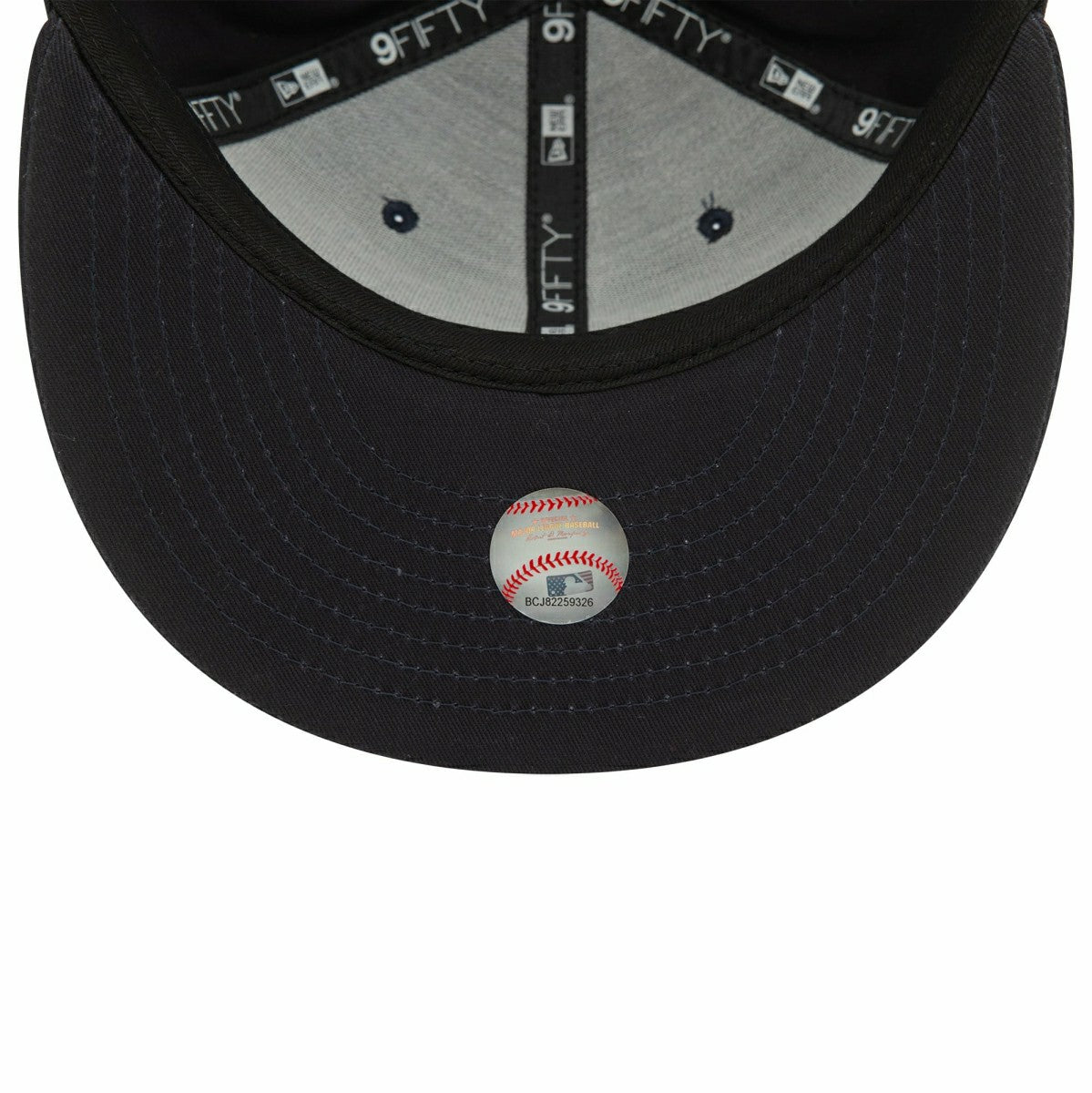 New York Yankees Wordmark Patch New Era 9FIFTY Snapback Cap Navy - Taass sale