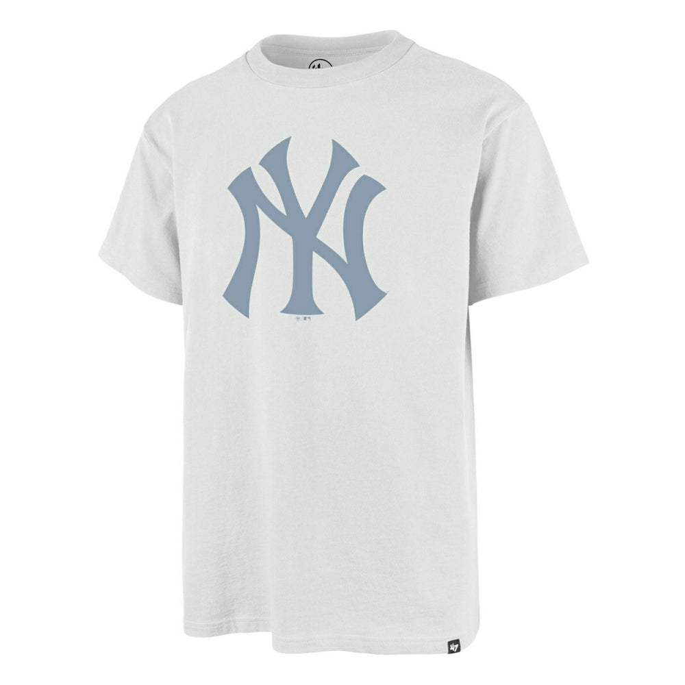 New York Yankees 100 Seasons '47 Backer Echo MLB T-Shirt White - Taass sale