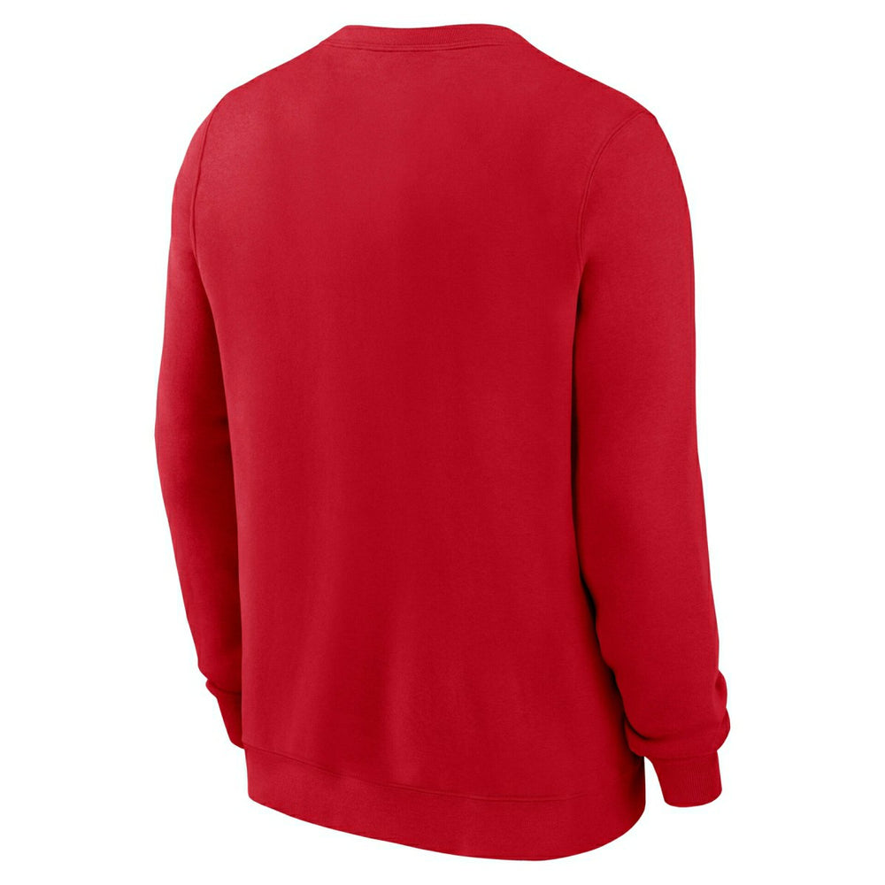 Philadelphia Phillies Club Fleece MLB Pullover Crew Red - Taass discount