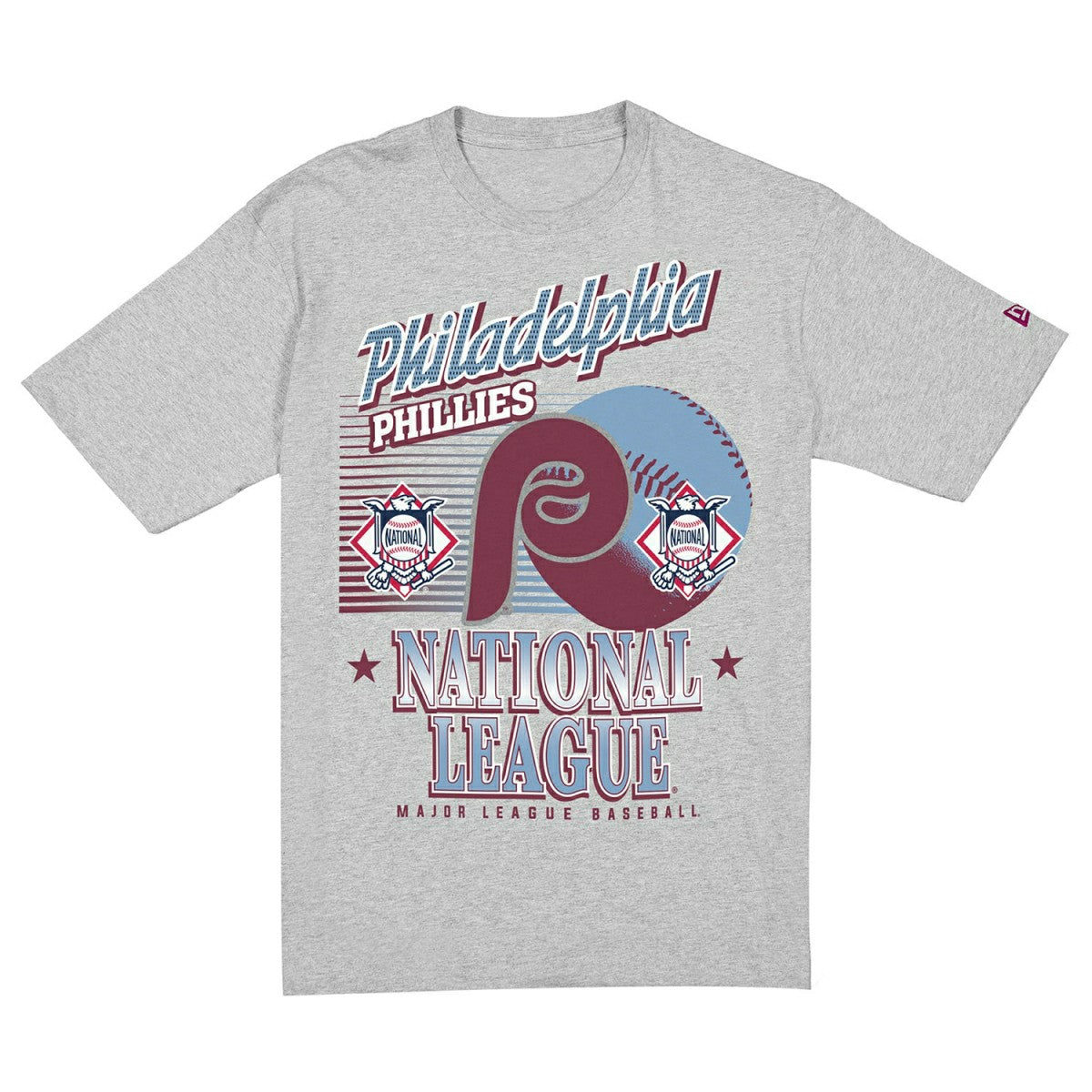 Philadelphia Phillies Sport Classics Oversized MLB T-Shirt Gray - Taass Online