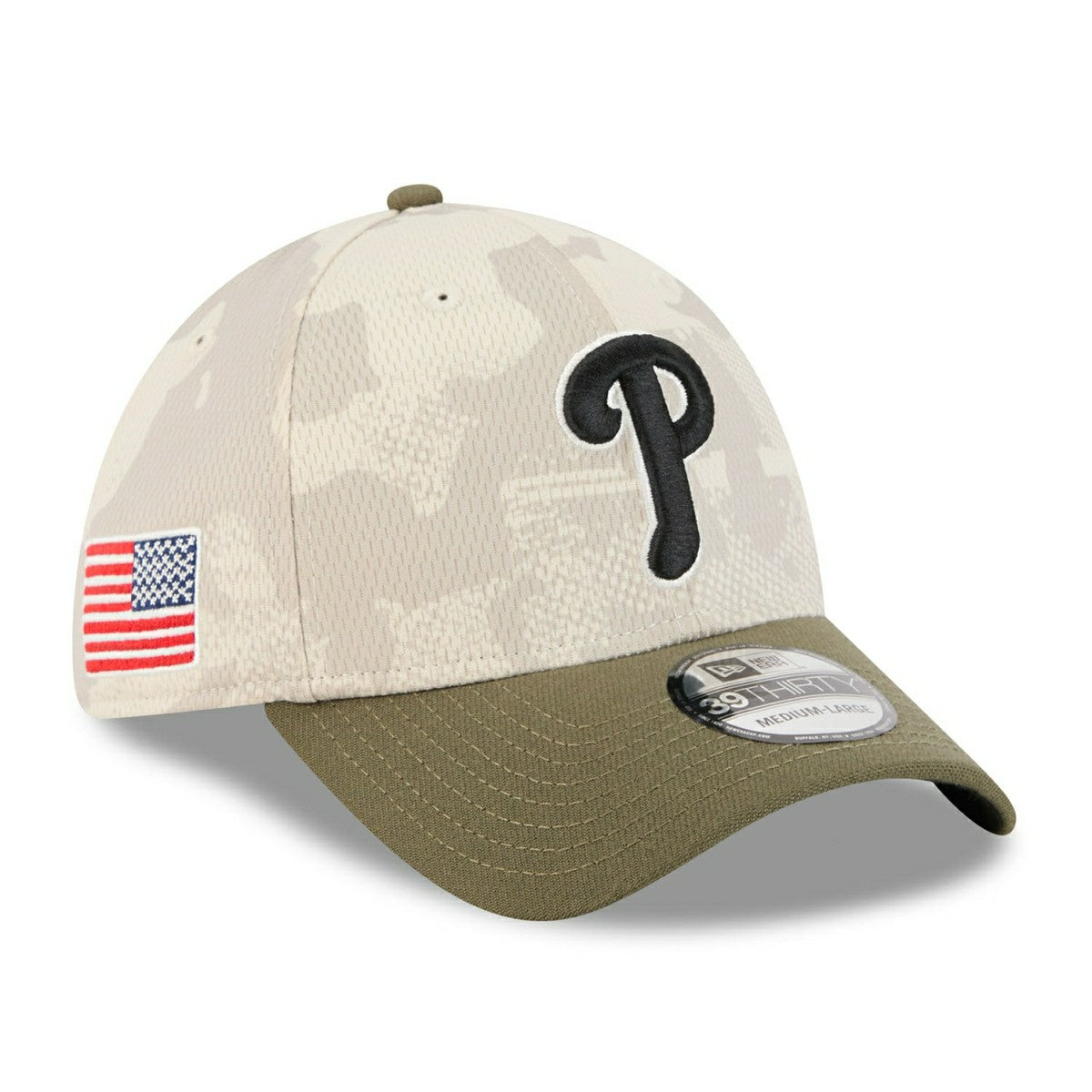 Philadelphia Phillies 2025 MLB Armed Forces New Era 39THIRTY Flex Cap - Taass Online