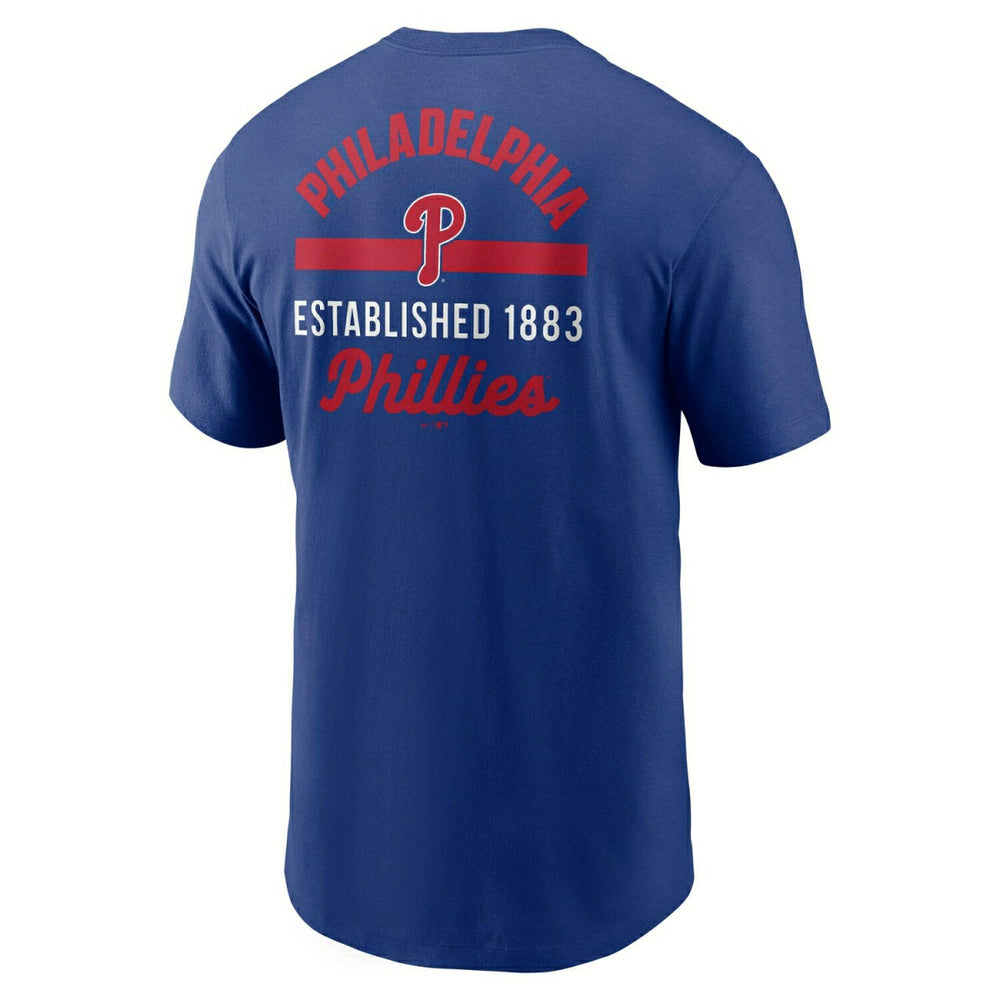 Philadelphia Phillies 2-Hit Nike Cotton T-Shirt Blue - Taass Online