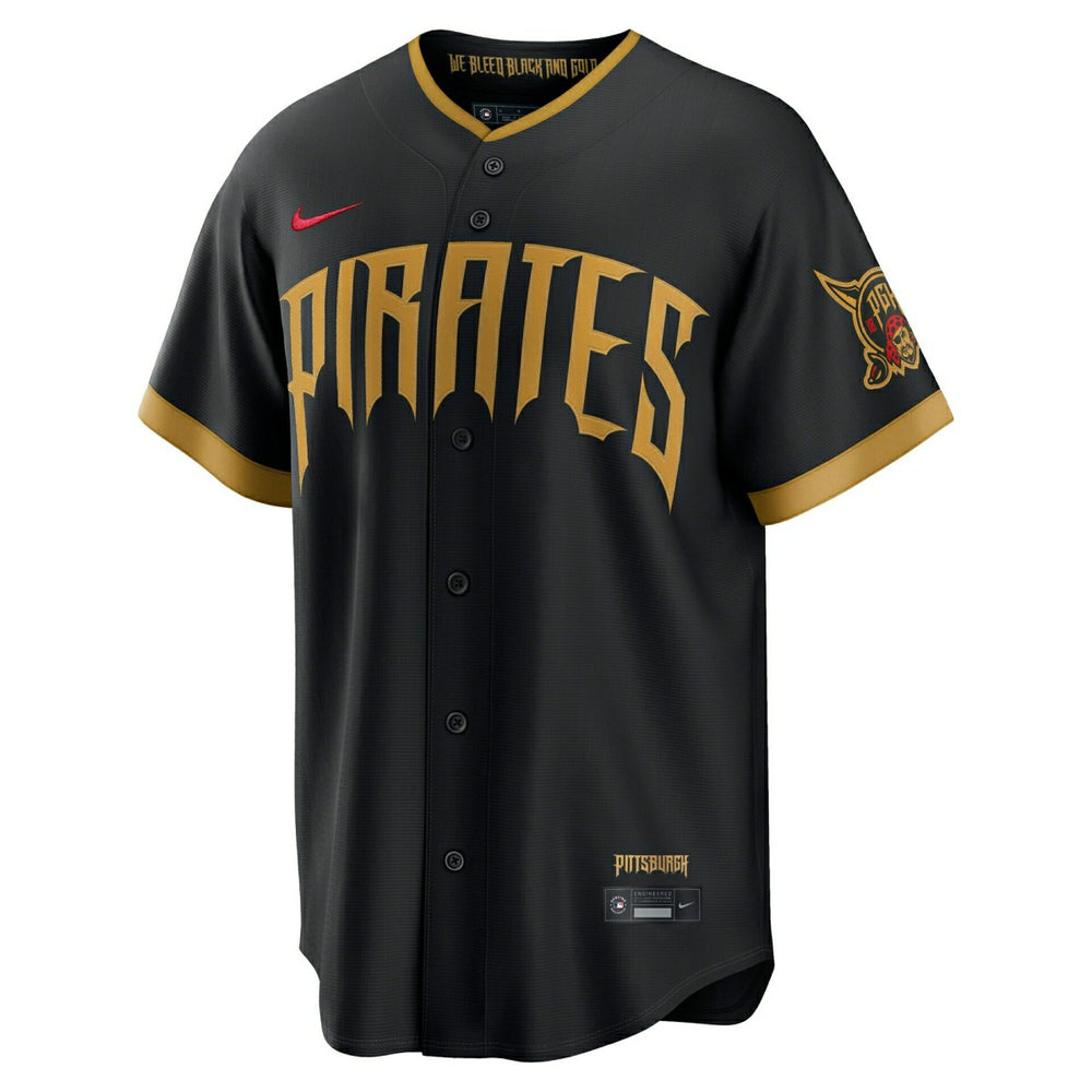 Pittsburgh Pirates 2026 City Connect Stadium MLB Jersey Black - Taass on sale
