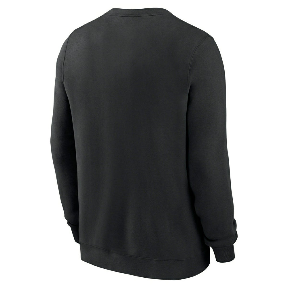 Pittsburgh Pirates Club Fleece MLB Pullover Crew Black - Taass Online