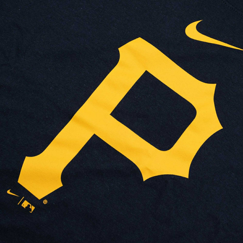 Pittsburgh Pirates Large Logo MLB T-Shirt Black - Taass US