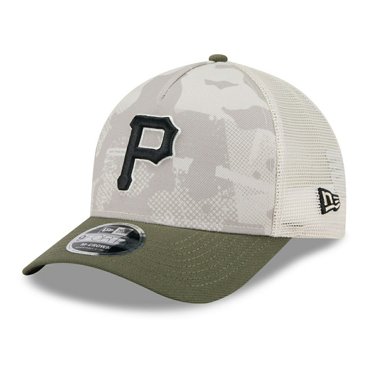 Pittsburgh Pirates 2025 MLB Armed Forces 9FORTY M-Crown A-Frame Snapback Cap - Taass Online
