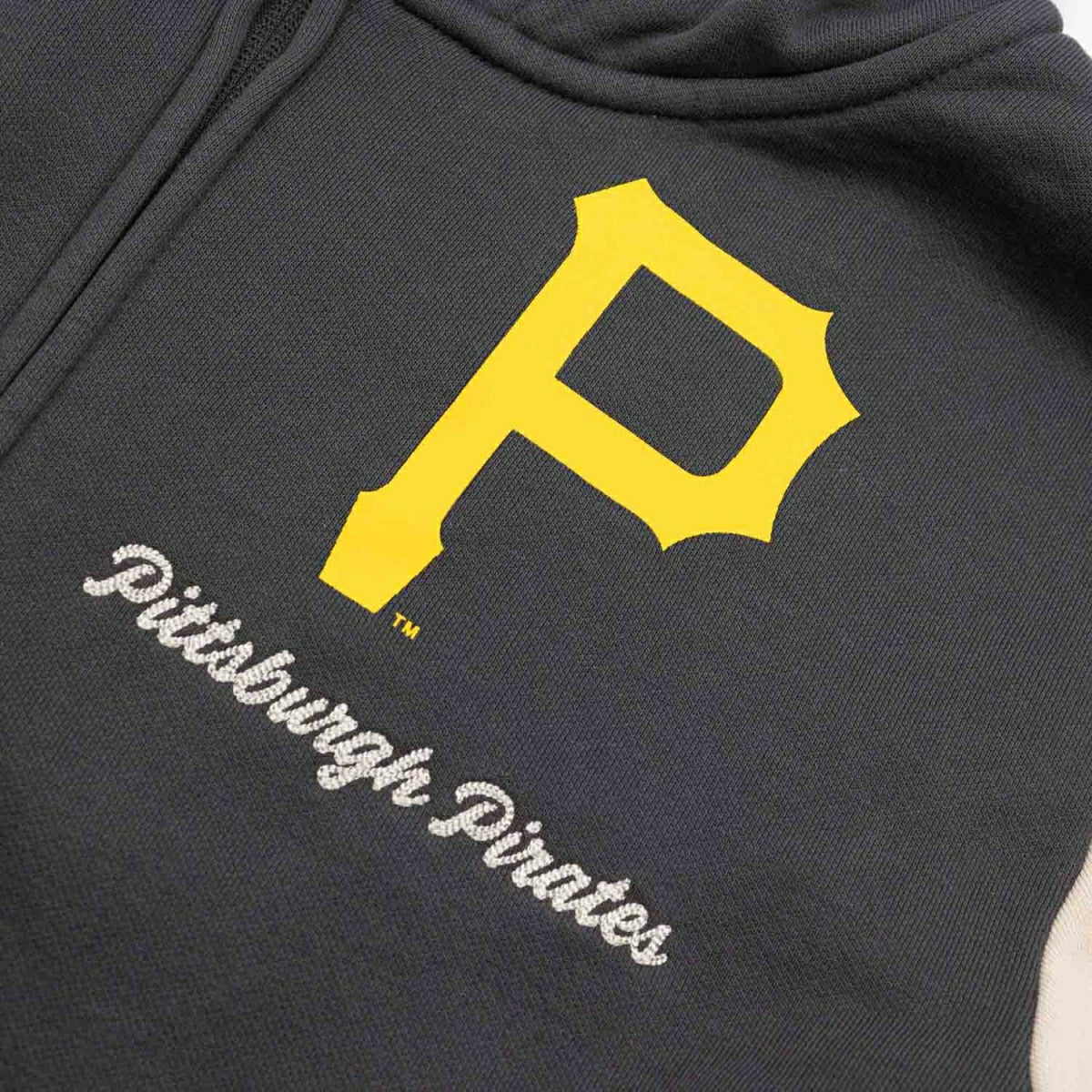 Pittsburgh Pirates Run It Down Retro MLB Full-Zip Hoodie - Taass on sale