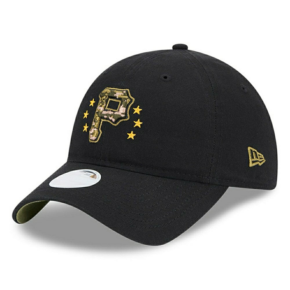 Pittsburgh Pirates 2024 MLB Armed Forces New Era Women's 9TWENTY Cap Black - Taass sale