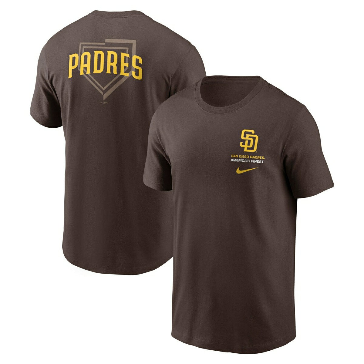 San Diego Padres Primetime 2-Hit T-Shirt Brown - Taass discount